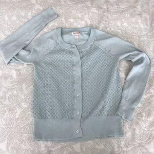 Icy Blue Cardigan Girls Size L 10/12